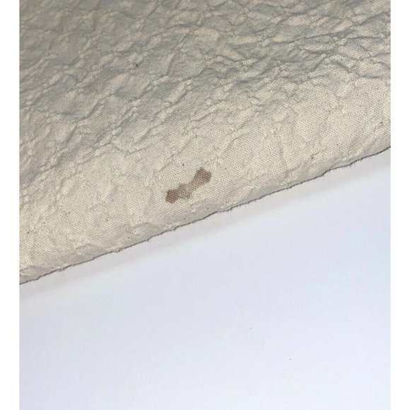 Ethan Allen Custom Made Cream Duvet Cover Full Queen Cotton Lace Bedding Vintage - Picture 11 of 12